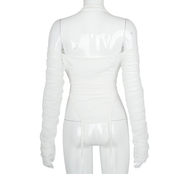 5/$25✨Stacked Long Sleeve Halter Top - Picture 3 of 6